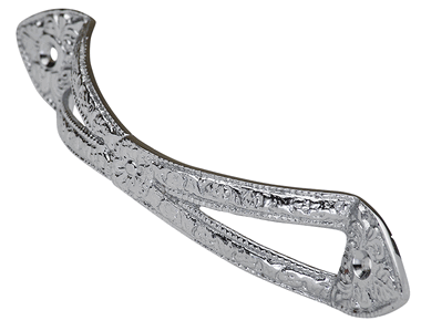 6 Inch (4 3/5 Inch C-C) Floral Style Cabinet or Furniture Pull Handle COPPER MOUNTAIN HARDWARE