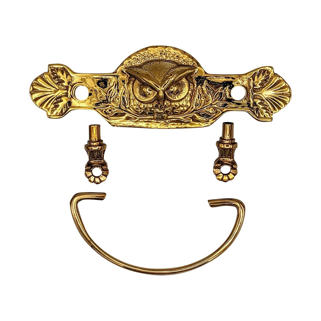 5 Inch (3 Inch c-c) Eastlake Owl Bail Pull COPPER MOUNTAIN HARDWARE