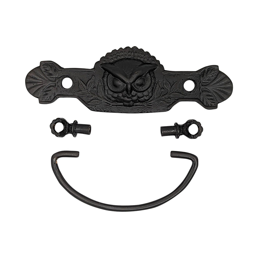 5 Inch (3 Inch c-c) Eastlake Owl Bail Pull COPPER MOUNTAIN HARDWARE