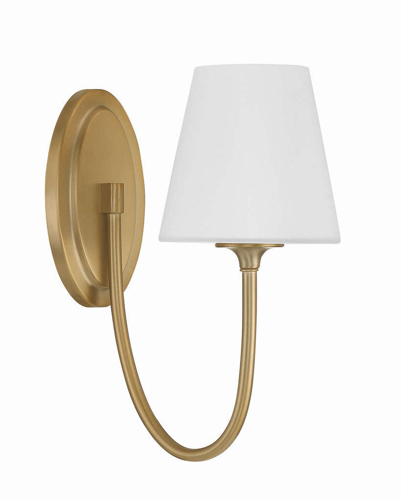 Crystorama Crystorama Juno 1 Light Vibrant Gold Sconce