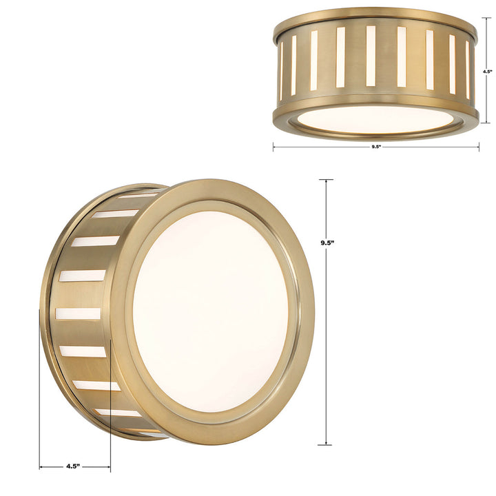 Crystorama Crystorama Kendal 2 Light Vibrant Gold Sconce 
