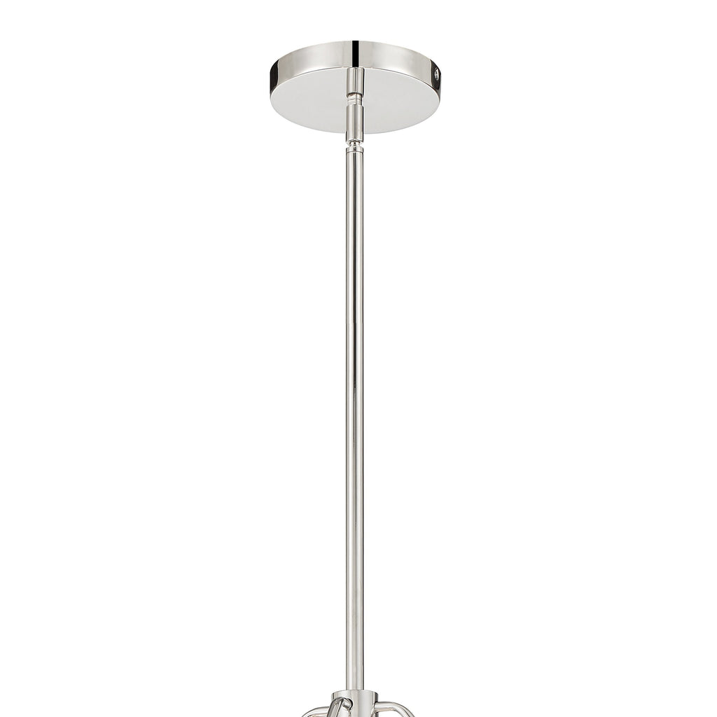Crystorama Crystorama Kendal 3 Light Polished Nickel Mini Chandelier