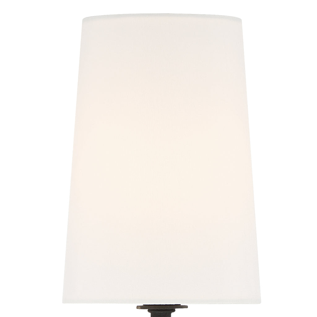 Crystorama Crystorama Lena 1 Light Black Forged Sconce