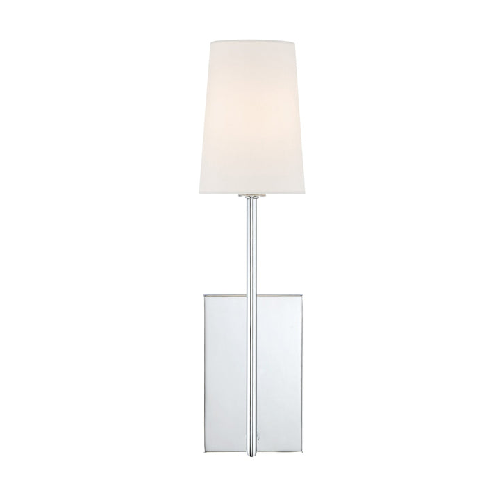 Crystorama Crystorama Lena 1 Light Polished Chrome Sconce