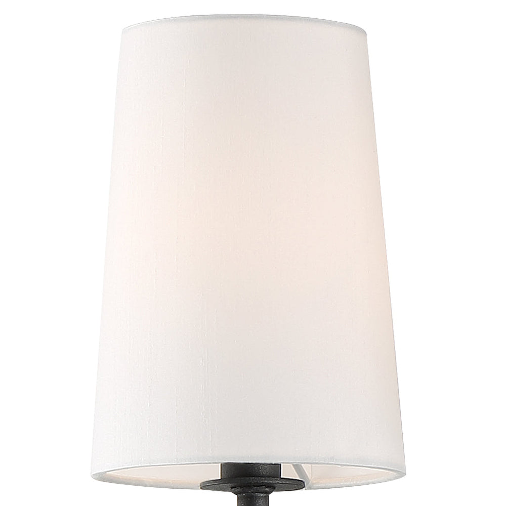 Crystorama Crystorama Lena 2 Light Black Forged Sconce