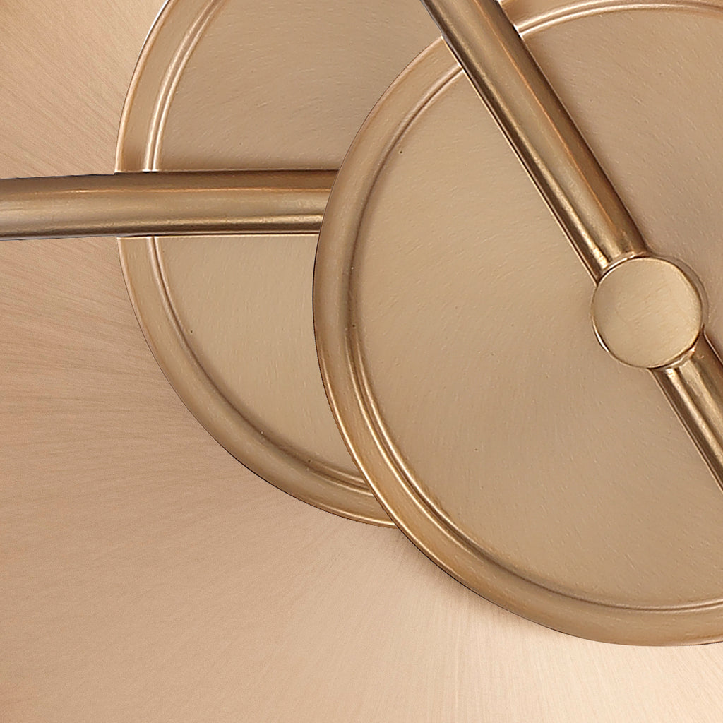 Crystorama Crystorama Brian Patrick Flynn Hulton 2 Light Luxe Gold Flush Mount