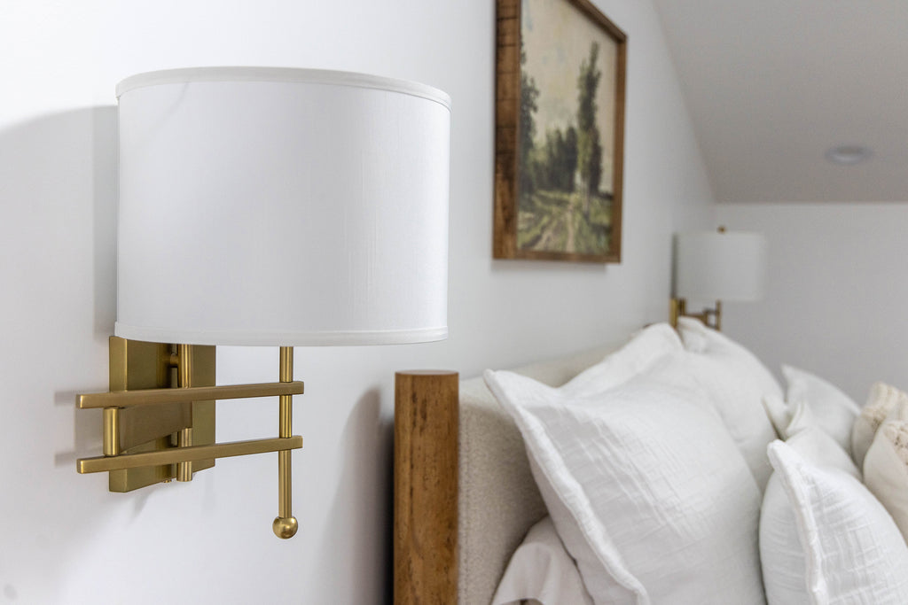 Crystorama Crystorama Marshall 1 Light Aged Brass Task Sconce