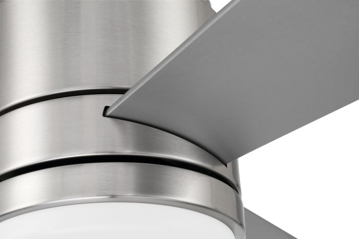 ##Antique Hardware## 42" McCoy 3-Blade in Brushed Polished Nickel w/ Brushed Nickel Blades