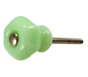 1 Inch Hexagon Crystal Glass Cabinet & Furniture Knobs (Several Colors) COPPER MOUNTAIN HARDWARE