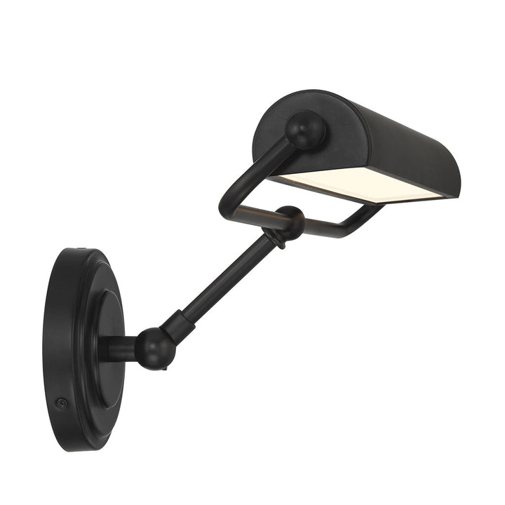 Crystorama Crystorama Miller Integrated LED Matte Black Sconce