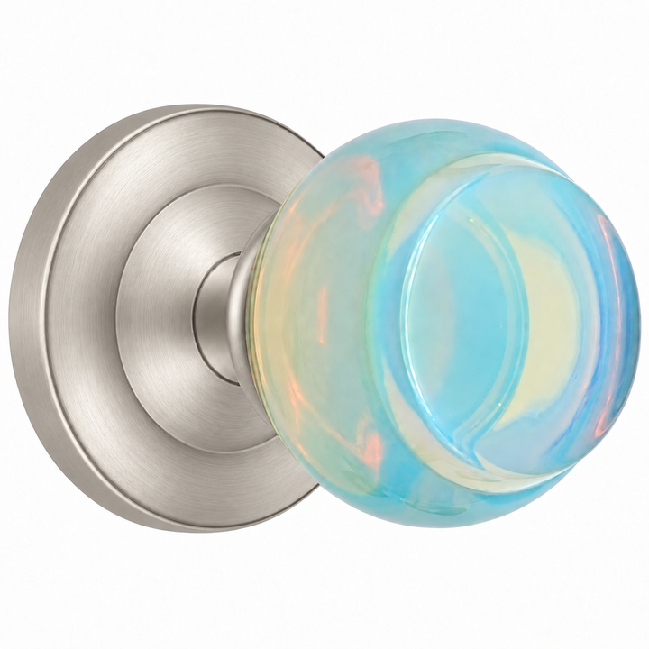Magnifique® Classic Door Set with Opalite Knobs (Several Finishes Available)