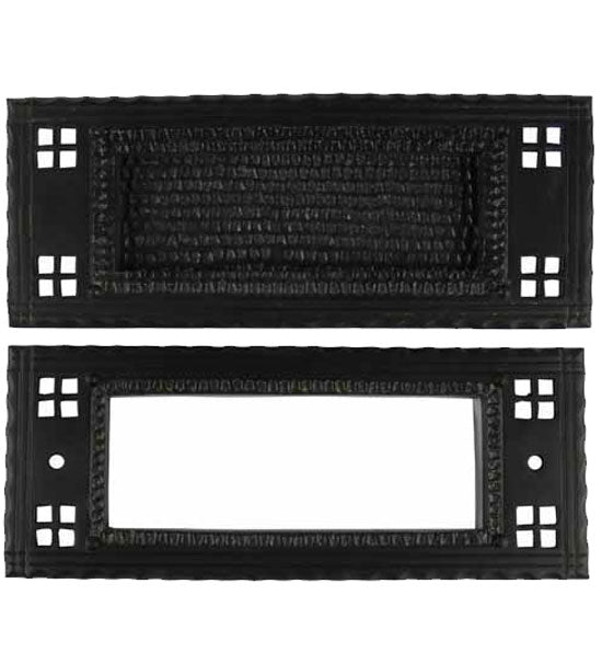 COPPER MOUNTAIN HARDWARE Antique Craftsman Style Mail Slot for Front Doors in Several Finishes