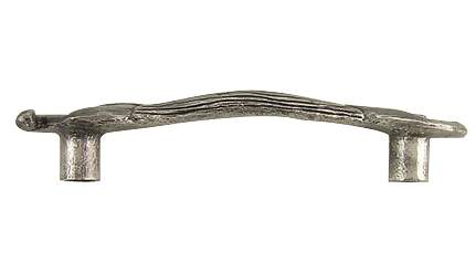 5 1/4 Inch (4 Inch c-c) Antique Pewter Calla Lily Pull COPPER MOUNTAIN HARDWARE