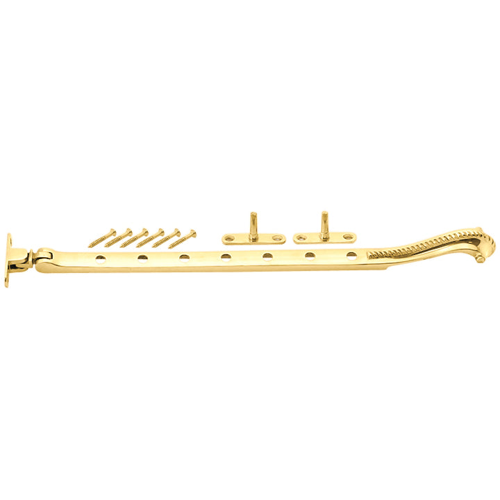 12 Inch Georgian Rope Casement Window Stay (Several Finishes Available)