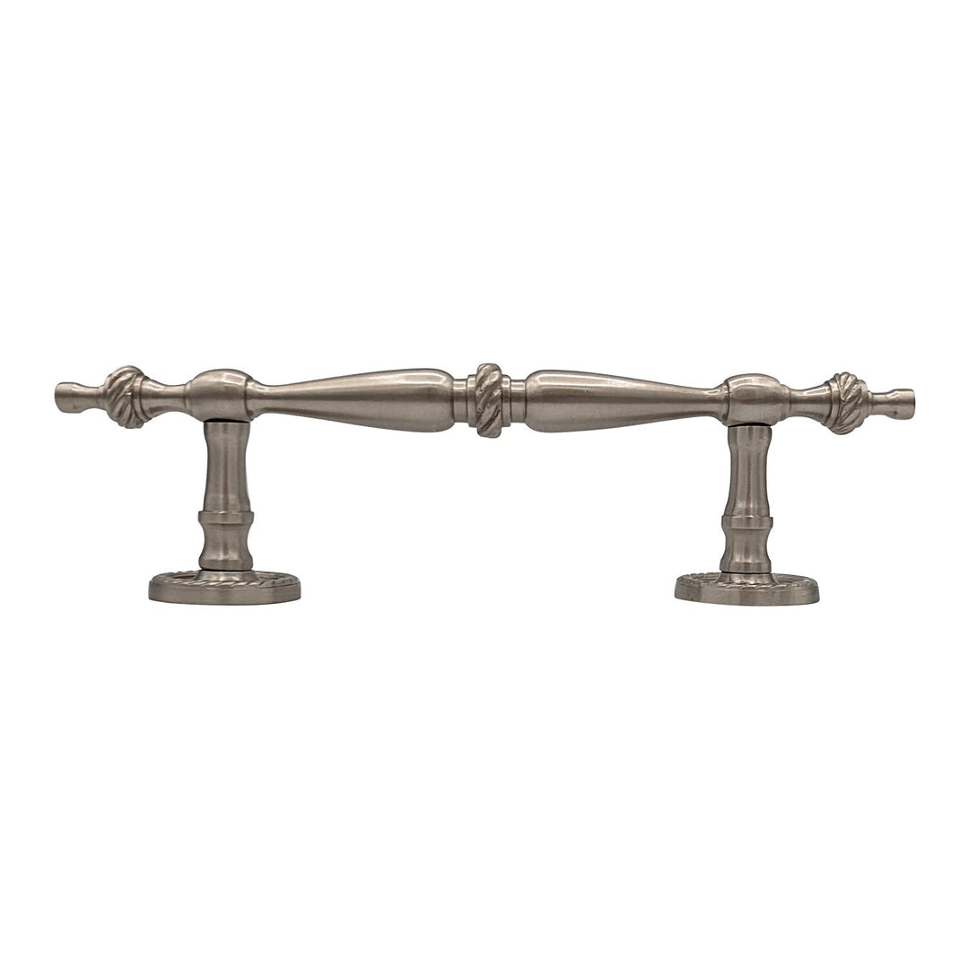 ##Antique Hardware## 9 1/2 Inch Overall (6 Inch C-C) Solid Brass Georgian Style Handle (Several Finishes Available)