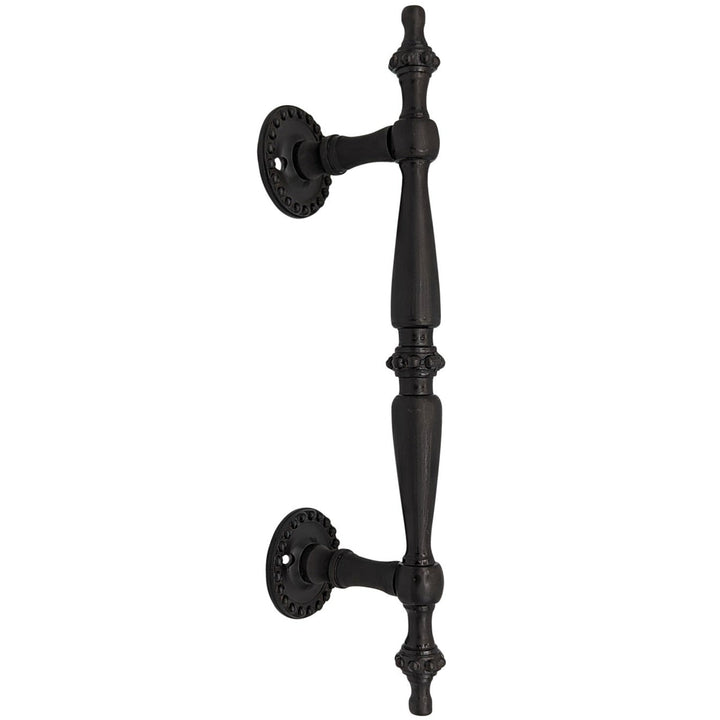 9 3/4 Inch Solid Brass Estate Beaded Handle COPPER MOUNTAIN HARDWARE