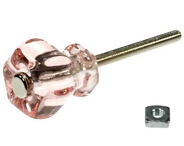 1 Inch Hexagon Crystal Glass Cabinet & Furniture Knobs (Several Colors) COPPER MOUNTAIN HARDWARE