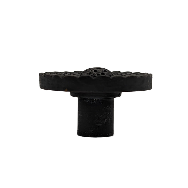 1 Inch Solid Brass Art Deco Style Round Cabinet and Furniture Knob COPPER MOUNTAIN HARDWARE