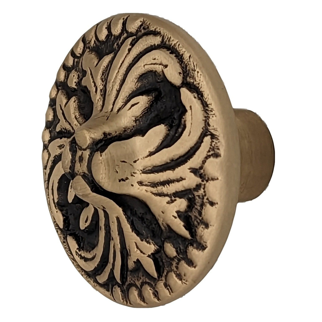 COPPER MOUNTAIN HARDWARE Unlacquered Brass Rococo Victorian Cabinet & Furniture Knob