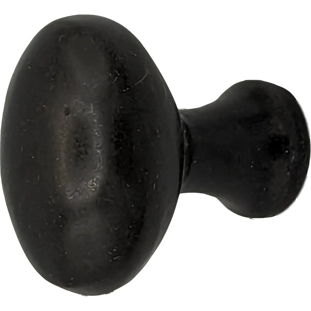 COPPER MOUNTAIN HARDWARE Solid Brass Traditional Egg Shaped Cabinet & Furniture Knob