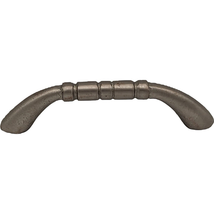 3 1/2 Inch Overall (3 Inch c-c) Solid Brass Traditional Pull COPPER MOUNTAIN HARDWARE