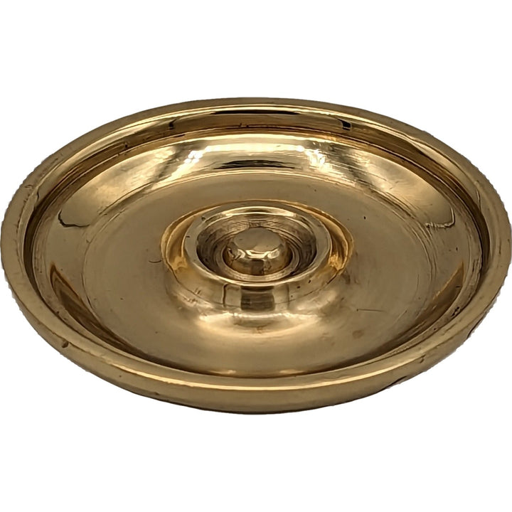 COPPER MOUNTAIN HARDWARE Modern Brass Round Disc Cabinet & Furniture Knob