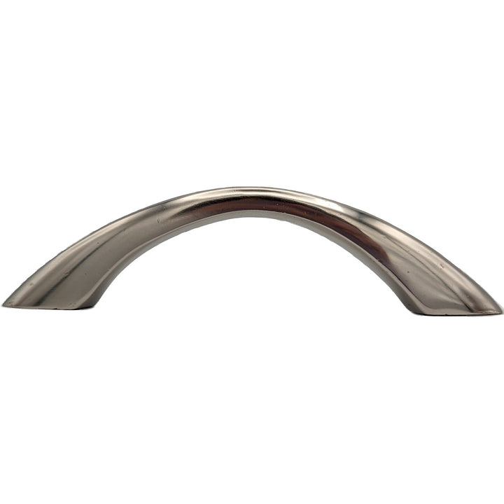 COPPER MOUNTAIN HARDWARE Brass Curved Traditional Cabinet & Furniture Pull