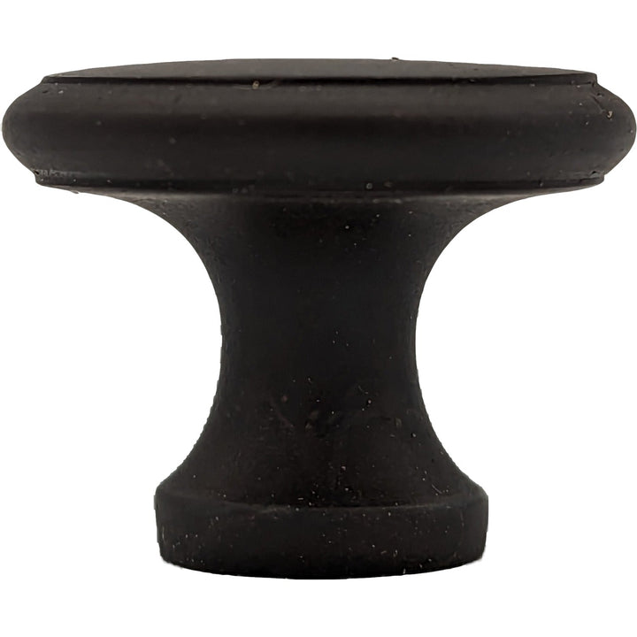 COPPER MOUNTAIN HARDWARE Traditional Brass Flat Top Round Cabinet & Furniture Knob