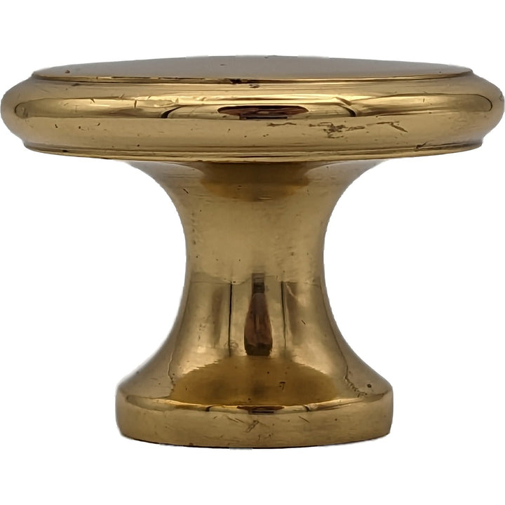 1 1/2 Inch Brass Flat Top Cabinet Knob (Several Finishes Available) COPPER MOUNTAIN HARDWARE