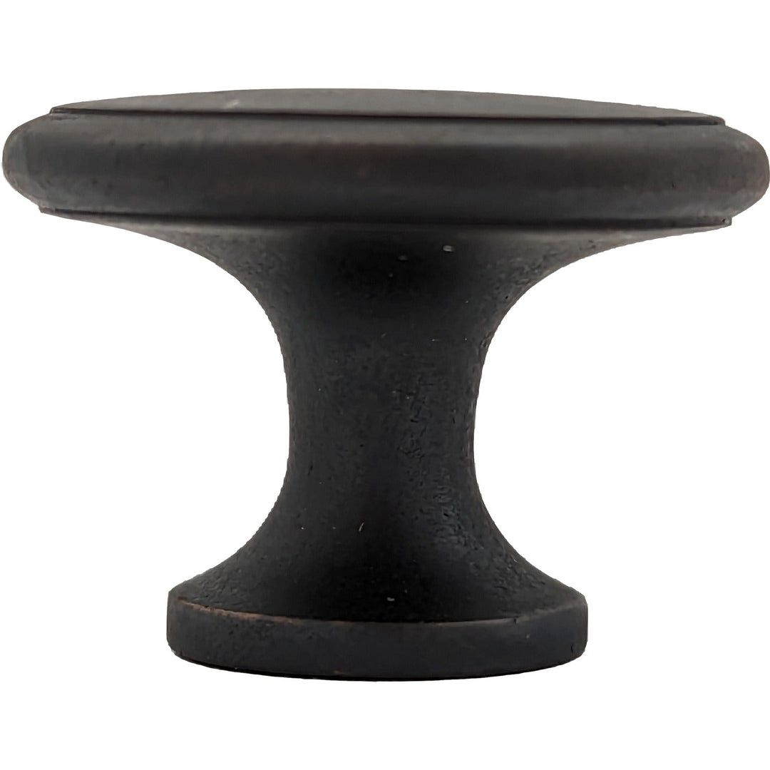 1 1/2 Inch Brass Flat Top Cabinet Knob (Several Finishes Available) COPPER MOUNTAIN HARDWARE