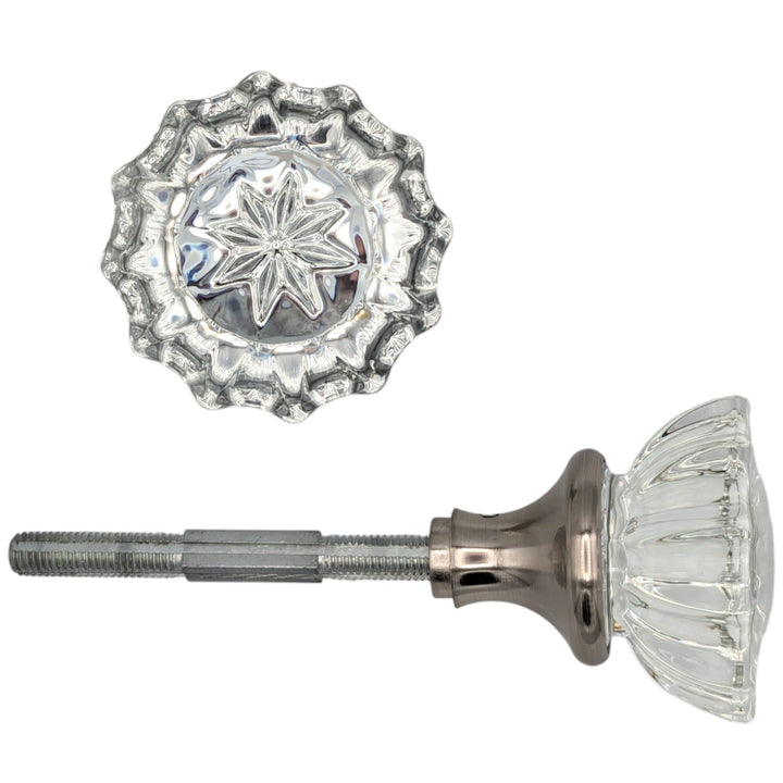Fluted Crystal Spare Knob Set (Several Finishes Available) COPPER MOUNTAIN HARDWARE