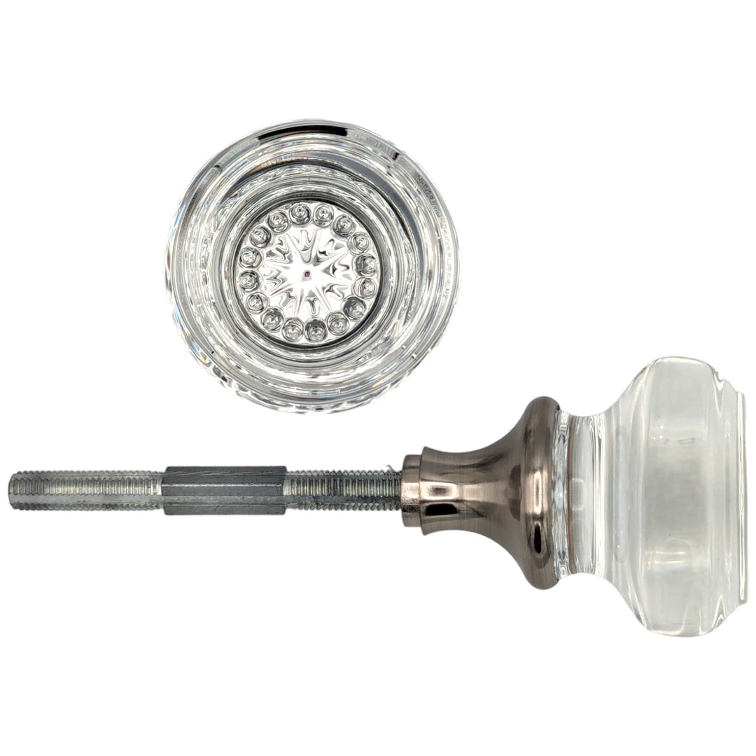 Round Crystal Spare Door Knob Set (Several Finishes Available) COPPER MOUNTAIN HARDWARE