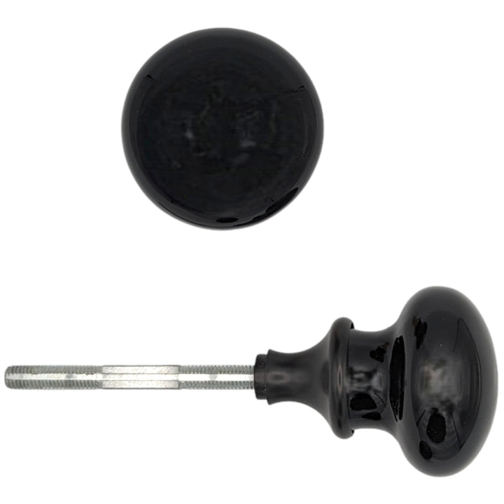 Black Porcelain Spare Knob Set (Several Finishes Available) COPPER MOUNTAIN HARDWARE