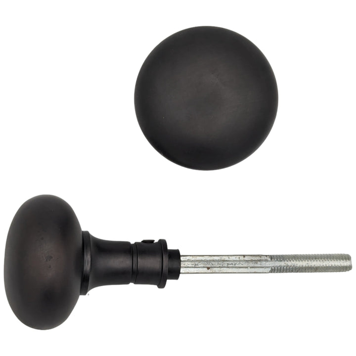 COPPER MOUNTAIN HARDWARE Solid Brass Round Spare Door Knob Set