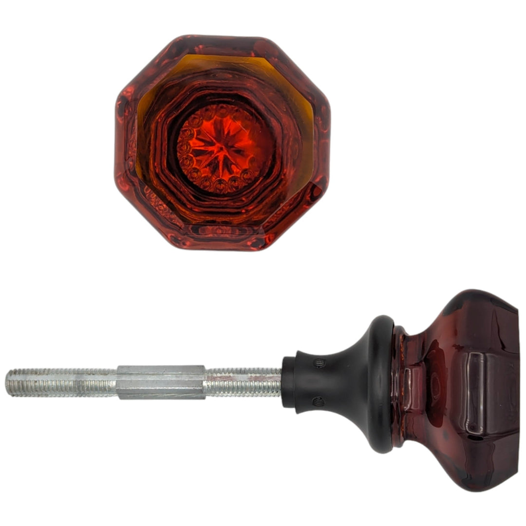 COPPER MOUNTAIN HARDWARE Octagon Crystal Spare Door Knobs