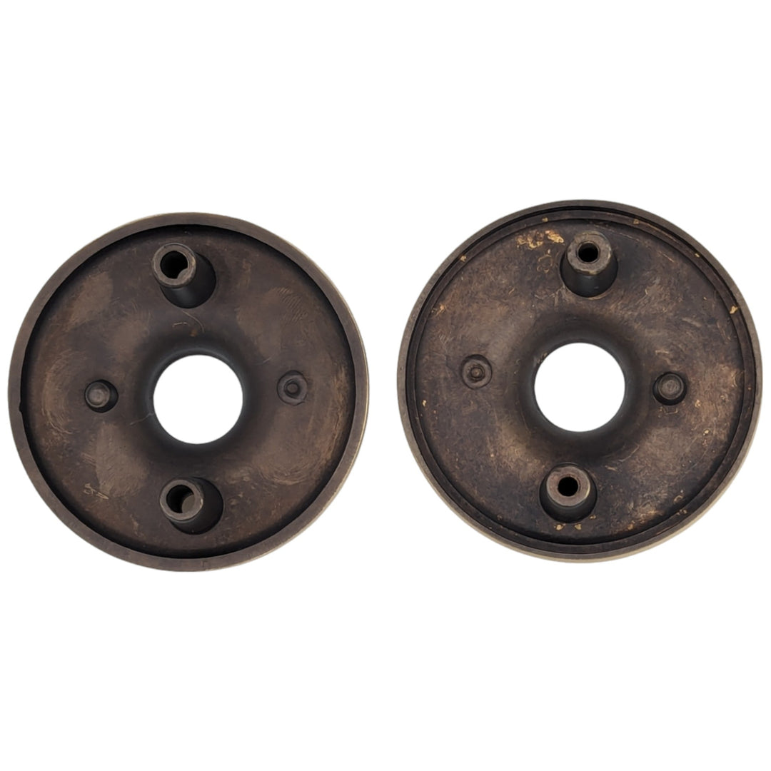 Traditional Style Solid Brass Rosette Plates (Several Finishes Available) COPPER MOUNTAIN HARDWARE