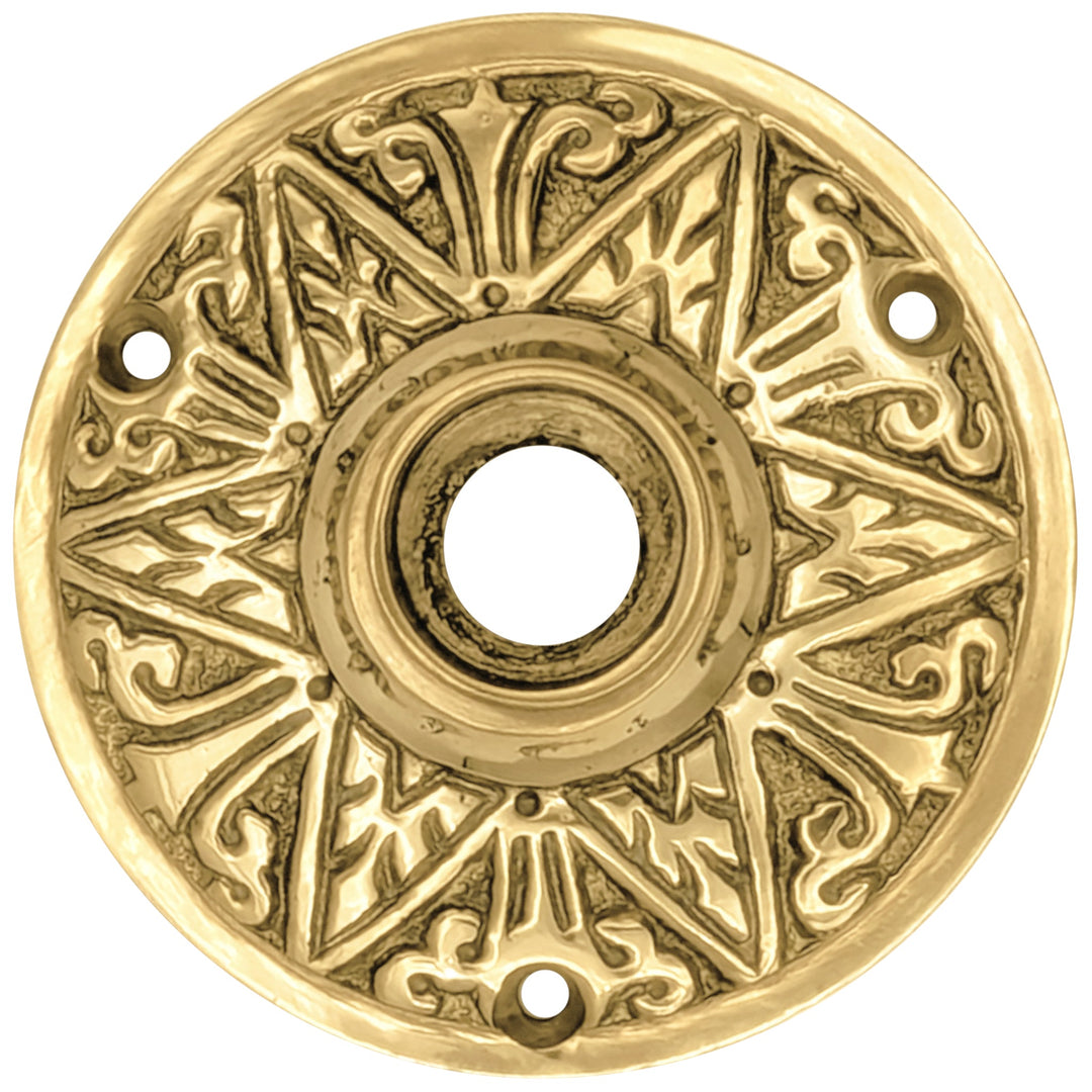 Eastlake Solid Brass Rosette (Several Finishes Available) COPPER MOUNTAIN HARDWARE