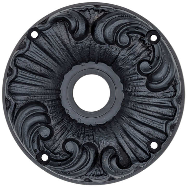 Romanesque Solid Brass Rosette Plates (Several Finishes Available) COPPER MOUNTAIN HARDWARE