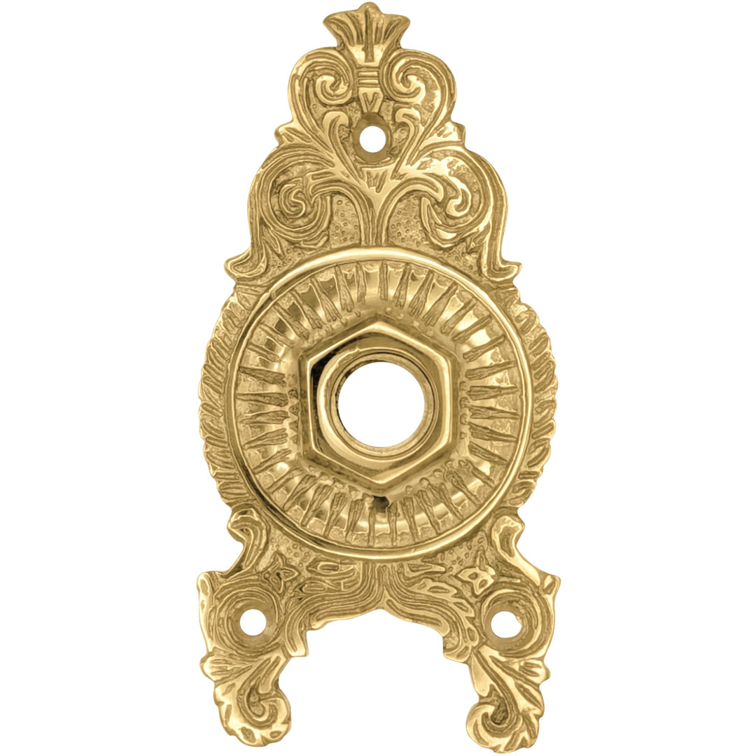 COPPER MOUNTAIN HARDWARE Solid Brass Set of Ornate Rosettes