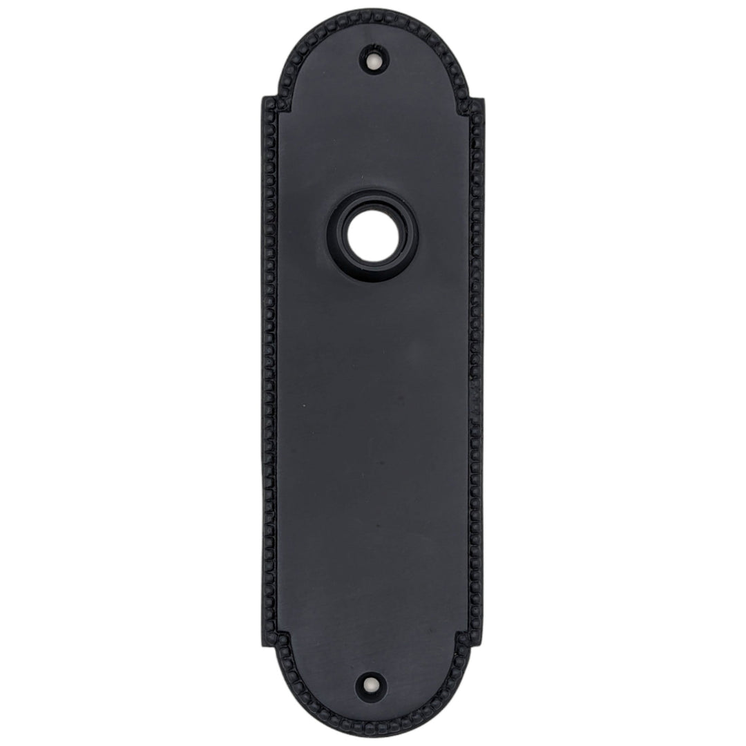 Beaded Arched Solid Brass Backplate (Several Finish Options) COPPER MOUNTAIN HARDWARE