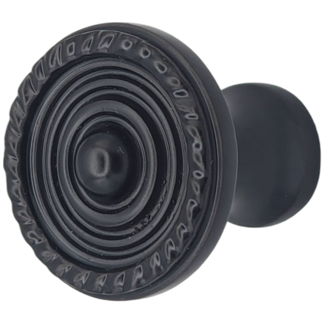 COPPER MOUNTAIN HARDWARE Solid Brass Art Deco Beaded Circle Cabinet & Furniture Knob