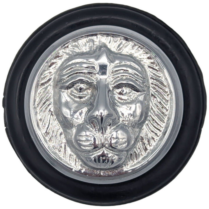 Lion Head Brass Floor Mount Door Stop (Several Finishes Available) COPPER MOUNTAIN HARDWARE