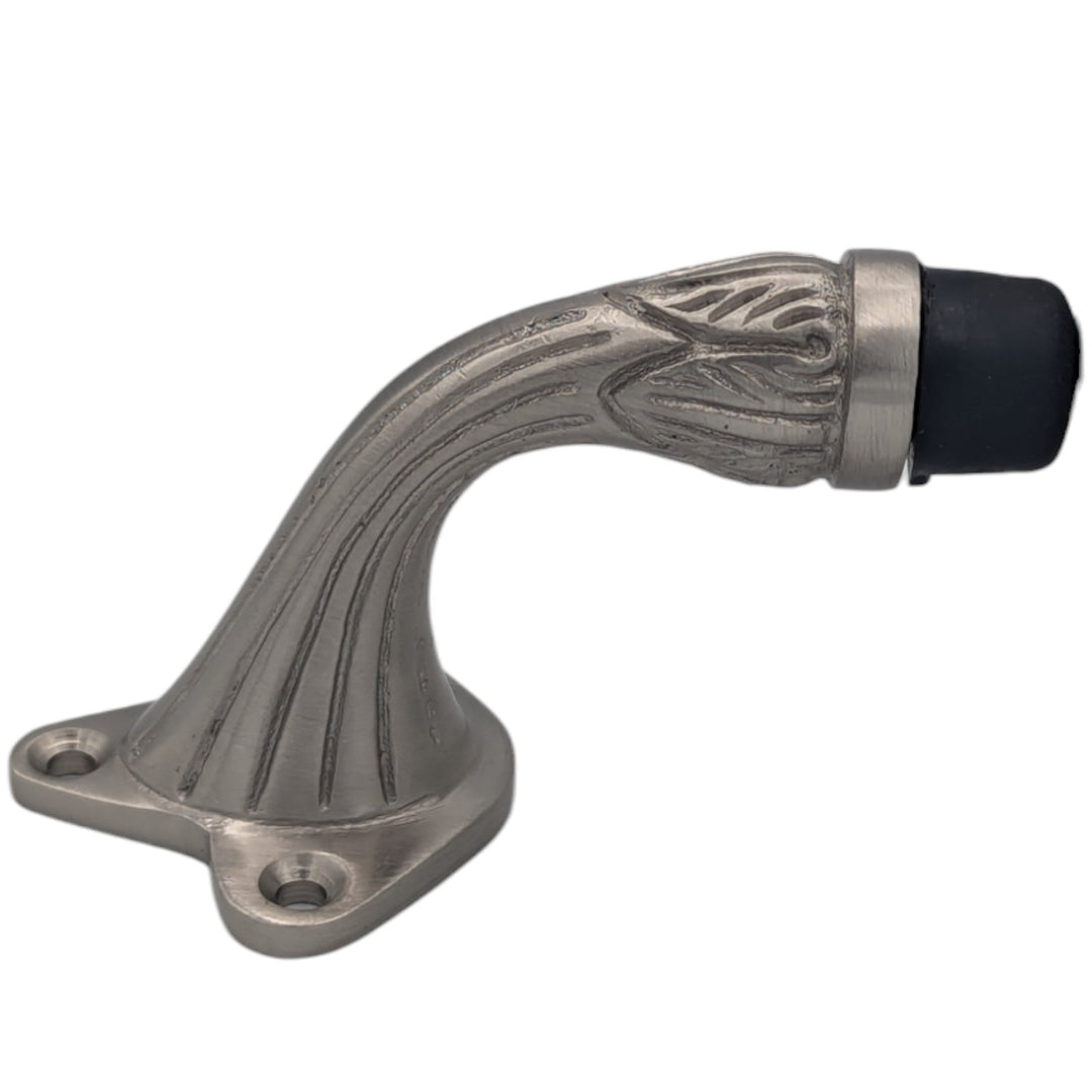 COPPER MOUNTAIN HARDWARE 3 Inch Solid Brass Floor Mounted Bumper Door Stop in Several Finishes