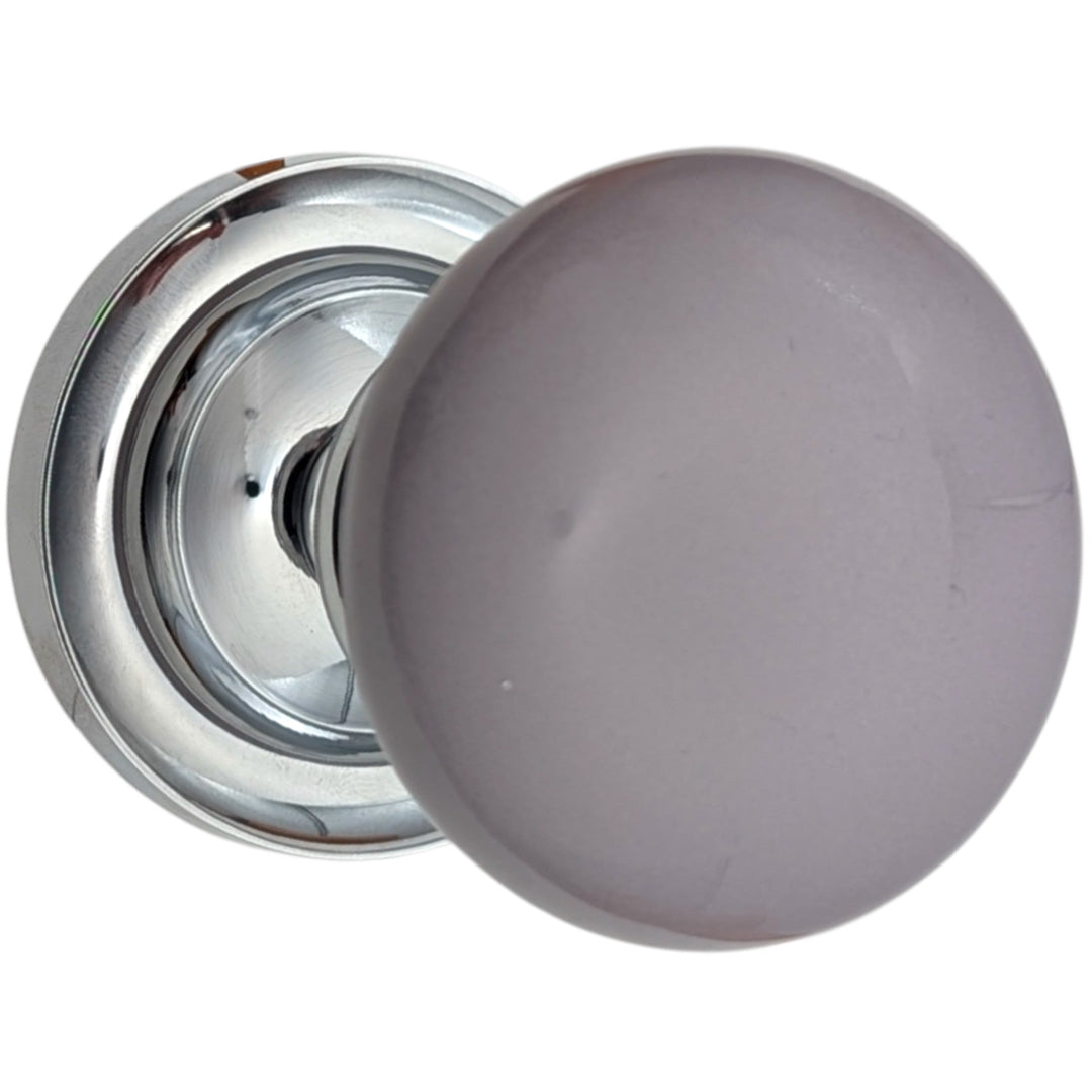 Magnifique™ Classic Door Set with Gray Porcelain Knobs (Several Finishes Available)