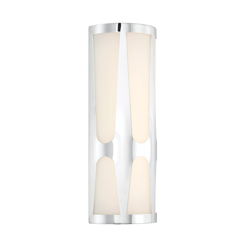 Crystorama Crystorama Royston 2 Light Polished Chrome Sconce