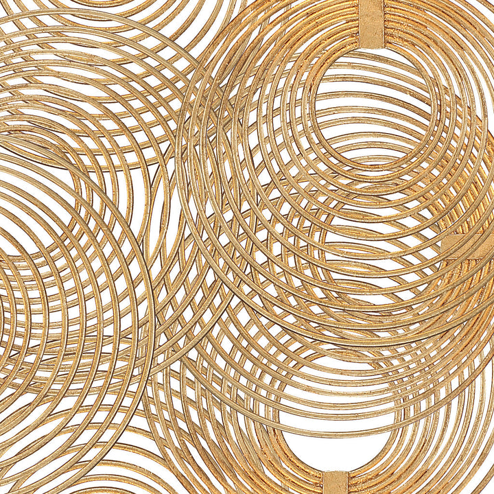 Crystorama Crystorama Doral 3 Light Renaissance Gold Semi Flush Mount