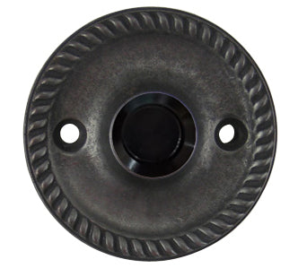 Solid Brass Georgian Roped Doorbell (Several Finishes Available) COPPER MOUNTAIN HARDWARE