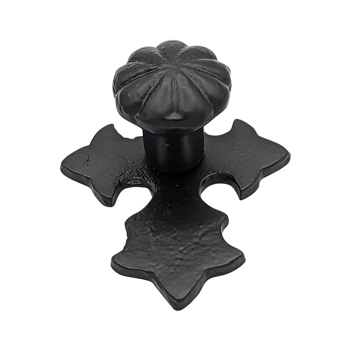 4 1/8 Inch Wide Solid Iron Cross Pattern Cabinet & Furniture Knob COPPER MOUNTAIN HARDWARE