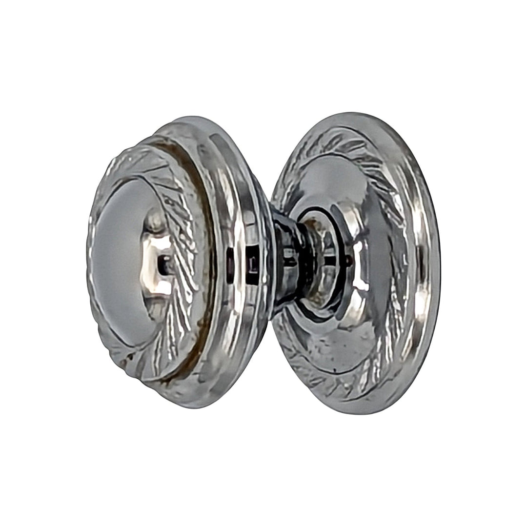 COPPER MOUNTAIN HARDWARE Solid Brass Georgian Roped Round Cabinet & Furniture Knob