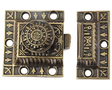 3 Inch Long Windsor Pattern Lost Wax Cast Cabinet Latch COPPER MOUNTAIN HARDWARE